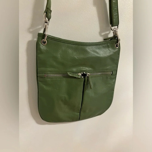 Vintage Alfred Sung Green Crossbody Purse - Picture 3 of 8